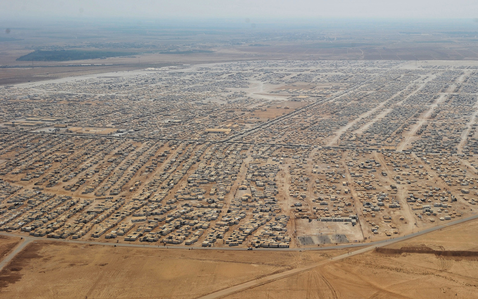 Campo profughi Zaatari in Giordania crédit photo: Cronacheinternazionali.com